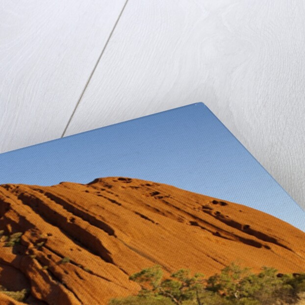 Ayers Rock in the Australian Outback by Anonymous