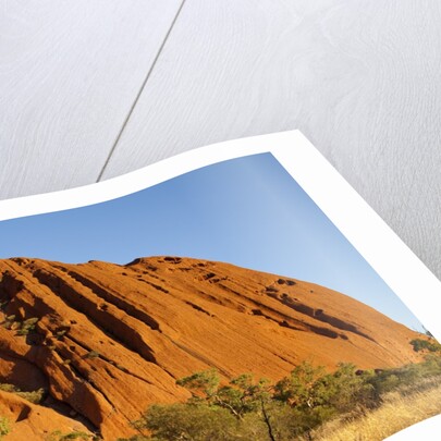 Ayers Rock in the Australian Outback by Anonymous