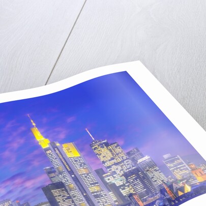 Skyscrapers in Frankfurt by Anonymous