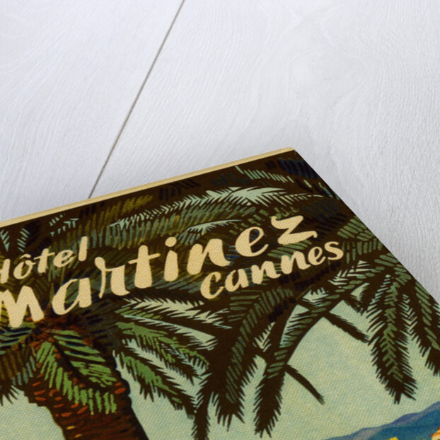 Hotel Martinez Cannes Luggage label by Anonymous