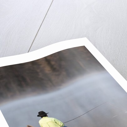 Man fishing by Anonymous