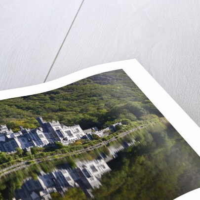 Kylemore Abbey reflected in lake by Anonymous