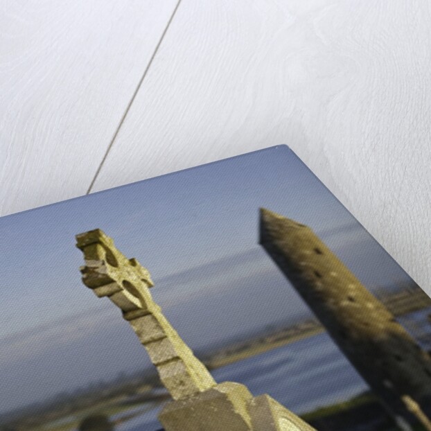 Gravestones at Clonmacnoise monastery by Anonymous