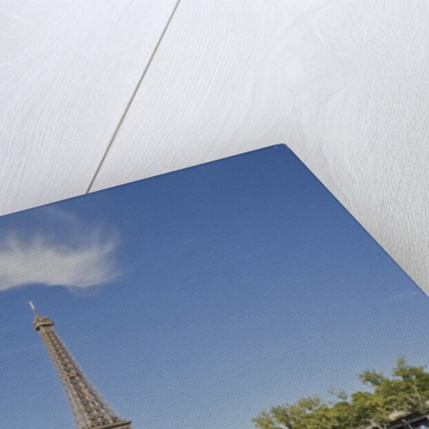 Eiffel Tower viewed from the Seine by Anonymous