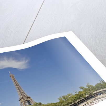 Eiffel Tower viewed from the Seine by Anonymous