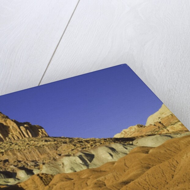 Castle and Fluted Wall Formations in Capitol Reef National Park by Anonymous