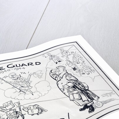 Home Guard 1940-1944 Dis-Miss! calendar illustration by Anonymous