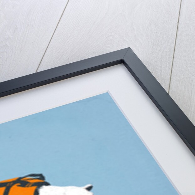 Polar bear in a life jacket by Anonymous