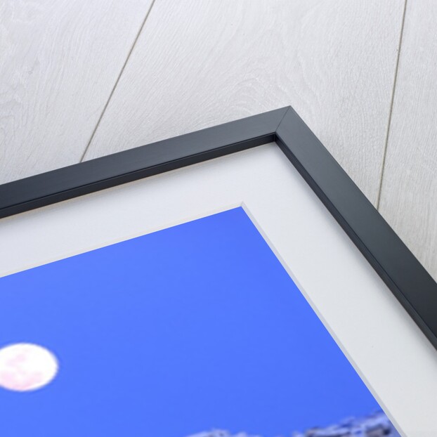 Full Moon over Santorini by Anonymous
