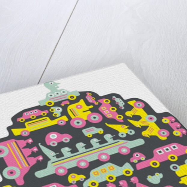 Cars on highway by Anonymous