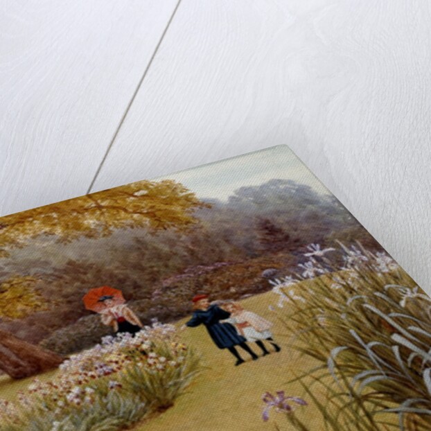 A Walk in the Garden by Frederick Hamilton Jackson