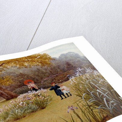 A Walk in the Garden by Frederick Hamilton Jackson