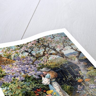 An English Cottage Garden by William Stephen Coleman