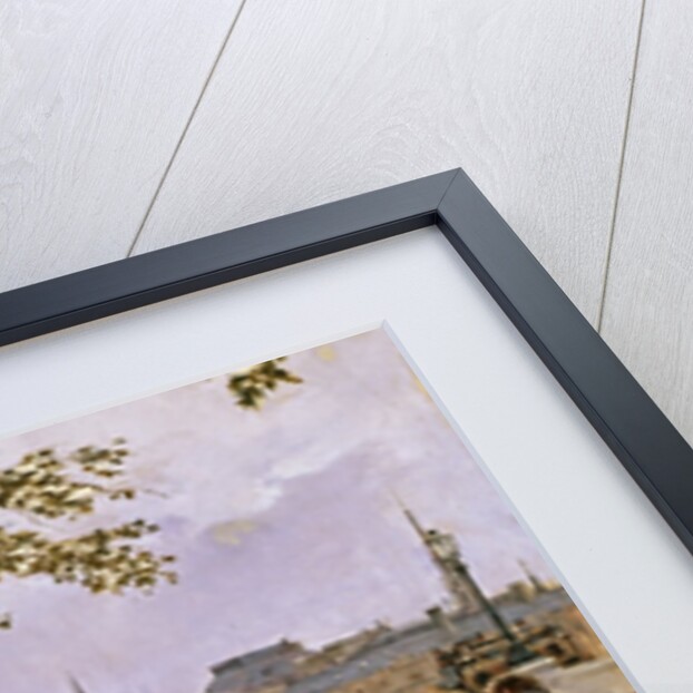 On the Banks of the River Seine by Jean Beraud