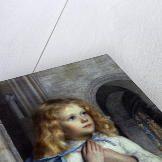 Her First Sermon by William Holman Hunt