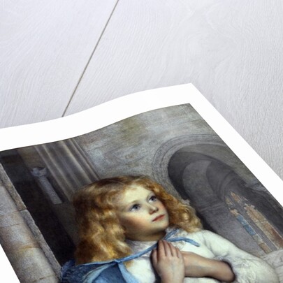 Her First Sermon by William Holman Hunt