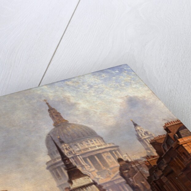 St. Paul's Cathedral and Ludgate Hill, London, England by John O'Connor