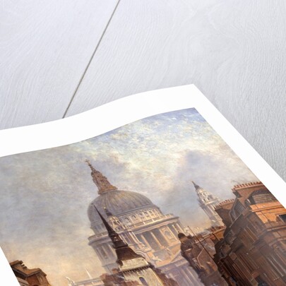 St. Paul's Cathedral and Ludgate Hill, London, England by John O'Connor