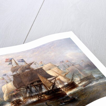 A Naval Engagement by Francois Musin