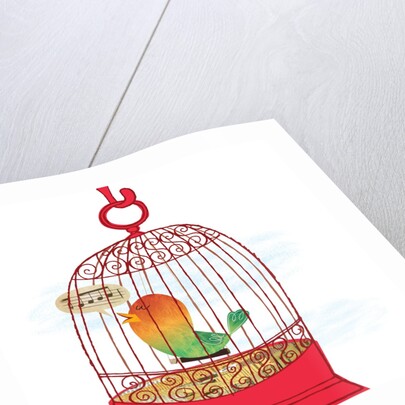 A Caged Bird Singing by Anonymous
