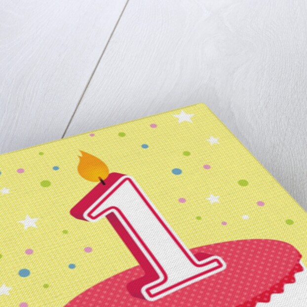 First Birthday Cupcake by Anonymous