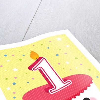 First Birthday Cupcake by Anonymous