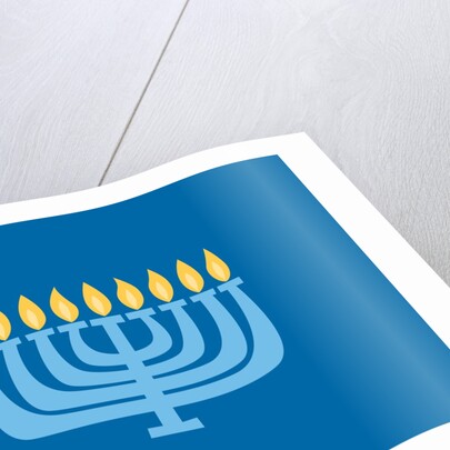 Hanukkah Menorah by Anonymous