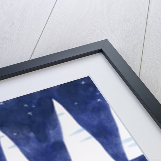 A Group of Snowy Trees by Anonymous