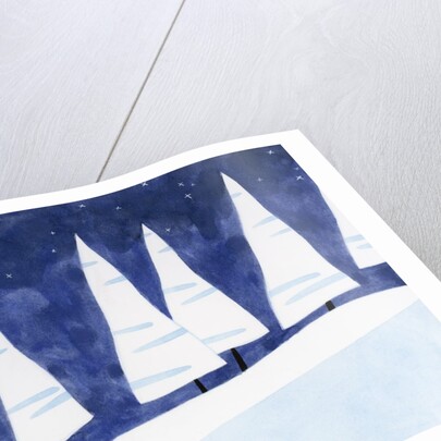 A Group of Snowy Trees by Anonymous