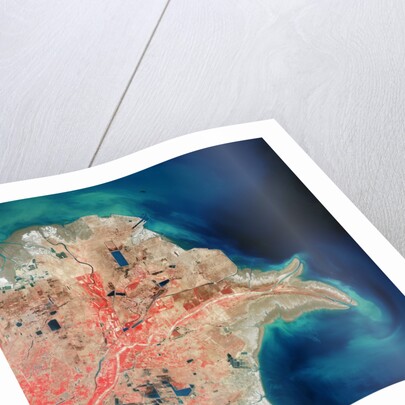 Yellow River entering the Bo Hai in China by Anonymous