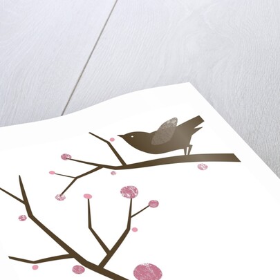 Bird in tree by Anonymous