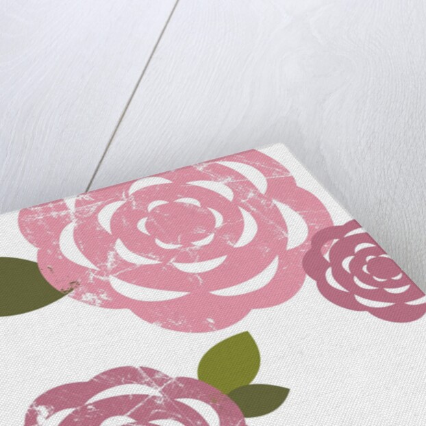 Pink roses by Anonymous