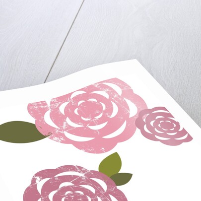 Pink roses by Anonymous