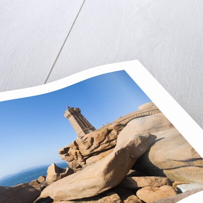 Ploumanach Lighthouse on the Cote de Granit Rose by Anonymous