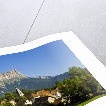 Mount Aiguille above the village of Chichilianne by Anonymous