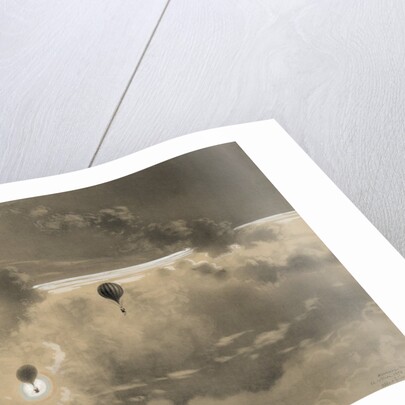 Drawing of Zenith balloon by Albert Tissandier