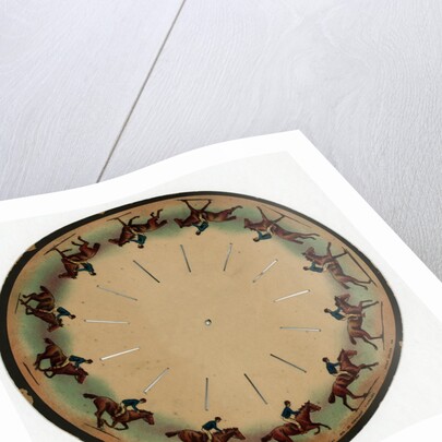 Zoopraxiscopeby with galloping horse by Eadweard Muybridge