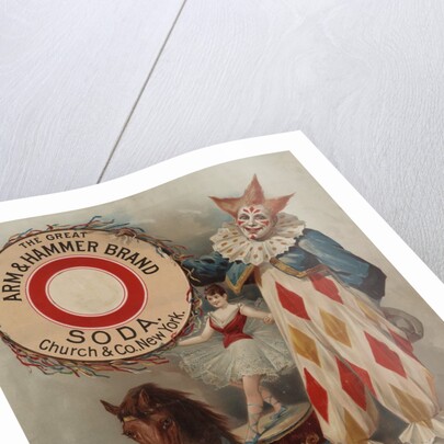 Arm & Hammer advertisement with circus performers by Anonymous