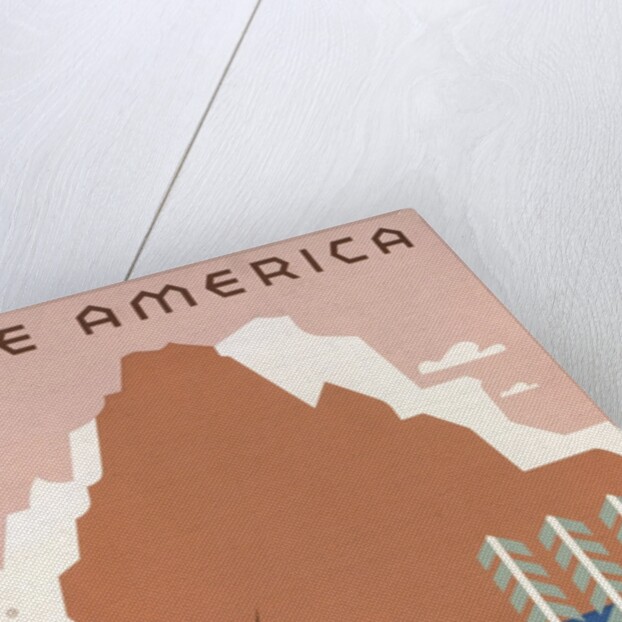 See America Welcome to Montana poster by Jerome Henry Rothstein