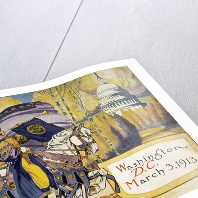 Official program woman suffrage procession by Anonymous