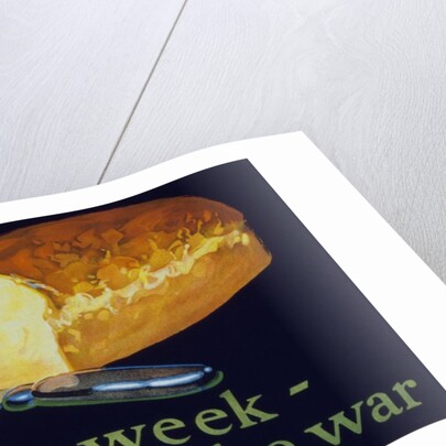 Save a loaf a week - help win the war poster by Anonymous