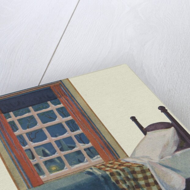 Bedroom in winter by Anonymous