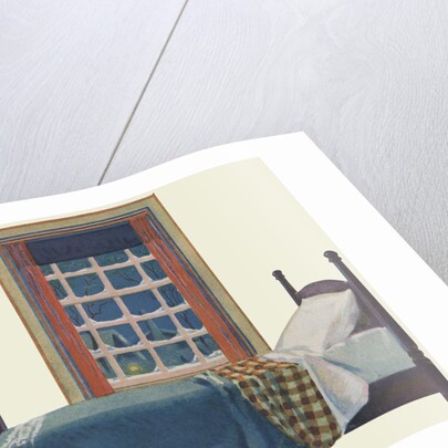 Bedroom in winter by Anonymous