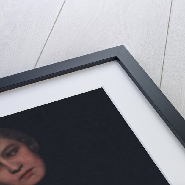 Woman fending off aging by Anonymous