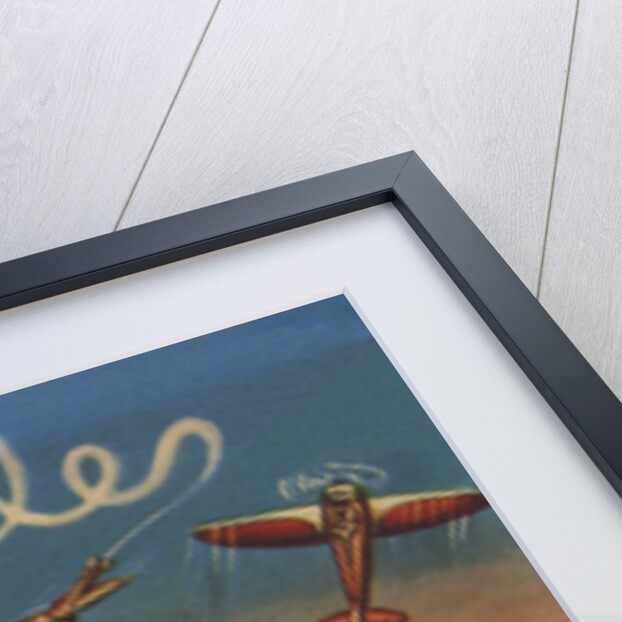 Skywriting airplanes in Los Angeles by Anonymous