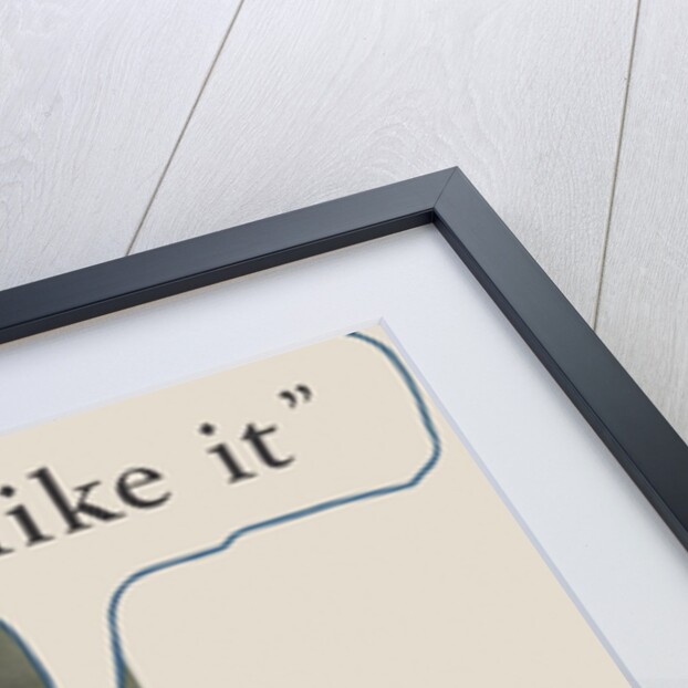 Woman saying "I like it" by Anonymous