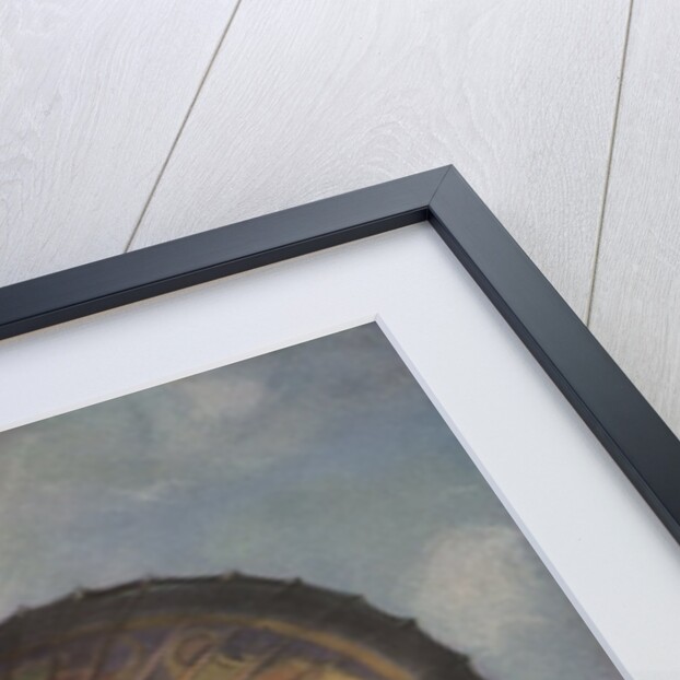 Woman and man with Japanese parasol by Anonymous