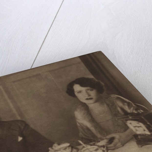 Husband and wife at breakfast by Anonymous