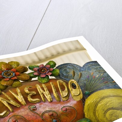 Welcome sign on a street in San Miguel de Allende, Mexico by Anonymous