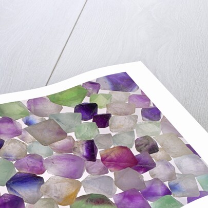 Fluorite minerals by Anonymous